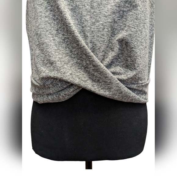 Velocity Women's Activewear Crop top tank Heather grey Size XL - Picture 3 of 8